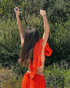Tessa Brooks Instagram - been away Sardinia, Italy