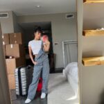 Tessa Brooks Instagram - finally feeling settled in my new place ☕️ shout out to da boyzzzz in slide two @roadwaymoving for making this such an easy move (Ps if ur moving use coupon code Tessa10) oh and I turned 23 🎉 shout out to my mom for the shirt