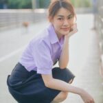 Thasorn Klinnium Instagram - มีนาขอตัวไปเรียน👧🏻✍🏻
