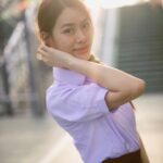 Thasorn Klinnium Instagram - มีนาขอตัวไปเรียน👧🏻✍🏻