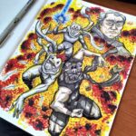 The Gregory Brothers Instagram - thanks to @mangal_preetham for this glorious #chickenattack art! Takeo grows more powerful every time the TCU expands 🙏🐀🐓🐖 #takeocinematicuniverse #schmoyoho (link in the bio to the latest episode)