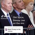 The Gregory Brothers Instagram - Sleepy Joe on the mic with Barack and Ice Spice