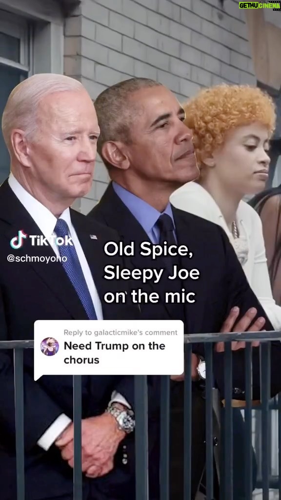 The Gregory Brothers - 5.6K Likes - Sleepy Joe on the mic with Barack and Ice Spice
