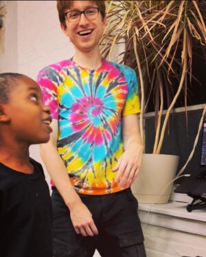 The Gregory Brothers Instagram - 🌽🎹♥️Tariq aka Corn Kid meeting Michael for the 1st time & learning how to play ‘It’s Corn’ ♥️🎹🌽

Right now the ONLY place to follow Tariq is on TikTok at /kornboyofficial