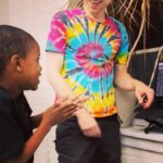 The Gregory Brothers Instagram - 🌽🎹♥️Tariq aka Corn Kid meeting Michael for the 1st time & learning how to play ‘It’s Corn’ ♥️🎹🌽 Right now the ONLY place to follow Tariq is on TikTok at /kornboyofficial