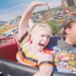 The Gregory Brothers Instagram - 🧨New solo album🧨Link in biooooooooo🧨 After years of hard work, Andrew is putting out a new solo album! It absolutely slaps, so to celebrate he rode on the back of a roller coaster. Jk he is on the roller coaster bc he snuck on a camera to shoot a lip sync for one of his rad music videos. Please click the link in the bio to sign up for his Kickstarter campaign!