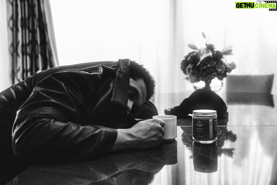 The Weeknd Instagram - sign up now to get early access on Samra craft instant coffee and merch (link in bio) ☕️