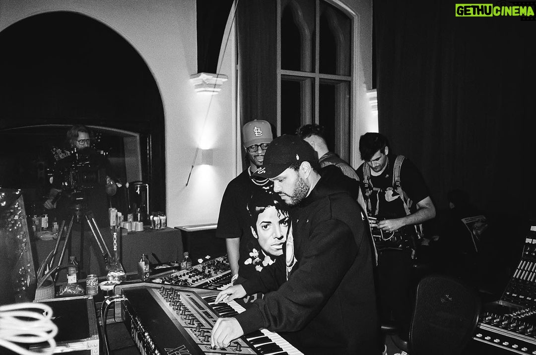 The Weeknd Instagram - i hear the fire in the sky. the dawn slowly comes to an end… The Church Studios