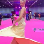 Tia Kofi Instagram - Drag Con UK was a dream! 👑 Thank you to everyone who came to the booth and all the wonderful queens I got to meet to! Huge thanks to the @rupaulsdragcon and @worldofwonder for putting on an event that encapsulates so much queer joy! 💋 Also my new song ‘Read My Lips’ is out on Friday! Wearing @misty_couture and @liquorice_original @liquorice_black #dragraceuk #dragrace #rpdr #rpdruk