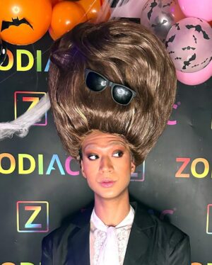 Tia Kofi Instagram - Yinrun to Winrun! 🕶️
.
.
.
Hair by @brightonbirdcage 
#halloween #bbuk #dragraceuk