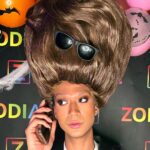 Tia Kofi Instagram - Yinrun to Winrun! 🕶️ . . . Hair by @brightonbirdcage #halloween #bbuk #dragraceuk Big Brother House