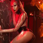 Tia Kofi Instagram - If Hell is a party, put me on the GUESTLIST 🔥😈 GuestList 13.10.23 Presave link in bio . . . Photo @cesar_eft Retouch @pinkdot_retouch Location @sweatboxsoho Wearing @fetishdaddygear @libidex #newmusic #latex