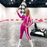 Tia Kofi Instagram - Start Your Engines 🏁 Had a brilliant time in my Mama Ru inspired look with @bluhydrangea_ @iamblackpeppa and @veronicaqween filming Game On for @bbccin at @chaos.karts! Vroom vroom! #dragraceuk #dragrace #rpdr #childreninneed Mario Kart