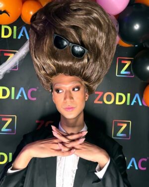 Tia Kofi Instagram - Yinrun to Winrun! 🕶️
.
.
.
Hair by @brightonbirdcage 
#halloween #bbuk #dragraceuk