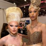 Tia Kofi Instagram - Drag Con Day Two 👑 A fabulous final day at @rupaulsdragcon with wonderful people wearing my Meet the Queens look for UK versus the World! A huge thanks to everyone who worked on the booth and all the gorgeous people I got to meet! Corset @misty_couture Skirt @liquorice_original @liquorice_black Hair @styledbyvodka #dragrace #dragraceuk #dragqueen ExCeL London
