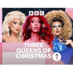 Tia Kofi Instagram - Three Queens of Christmas 👑 Tune in to hear us on @bbcradio1 at 6pm on Christmas Day! Festive classics, big hun energy and some light to medium shade 🎄 #dragraceuk #dragqueens #christmasmusic