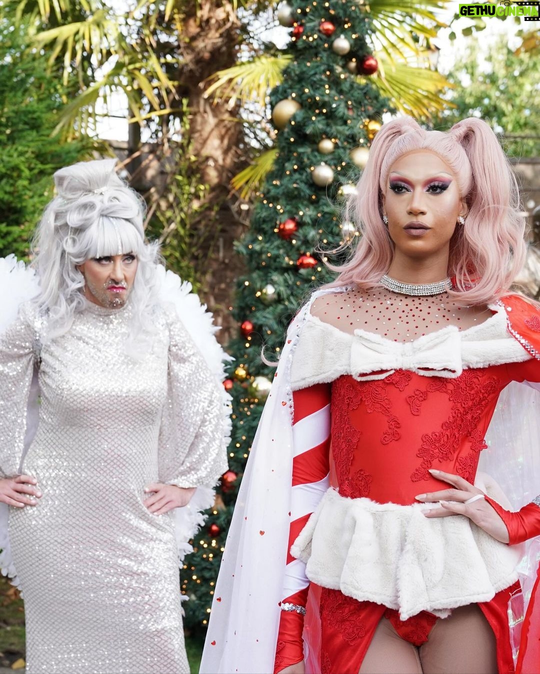 Tia Kofi Instagram - The Regina George of @hollyoaksofficial is coming… 🩷🎄 . . . Wearing @jan_eneskey #hollyoaks #dragraceuk #rpdruk #rpdr #channel4 Hollyoaks Village