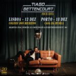 Tiago Bettencourt Instagram - Depois da festa, o fim. O culminar da celebração dos 20 anos de carreira de @tiagobettencourt acontece em dezembro, no dia 13 no @coliseudosrecreios e no dia 18 na @casadamusicaporto. 🎫 Os bilhetes já estão à venda no link da bio e nos locais habituais (FNAC, Worten, El Corte Inglés e bilheteiras do Coliseu dos Recreios e Casa da Música) #EverythingIsNew #EverythingIsNewPT #TiagoBettencourt #ColiseuLisboa #CasaMusica #VisitPortugal #VisitLisboa #visitporto