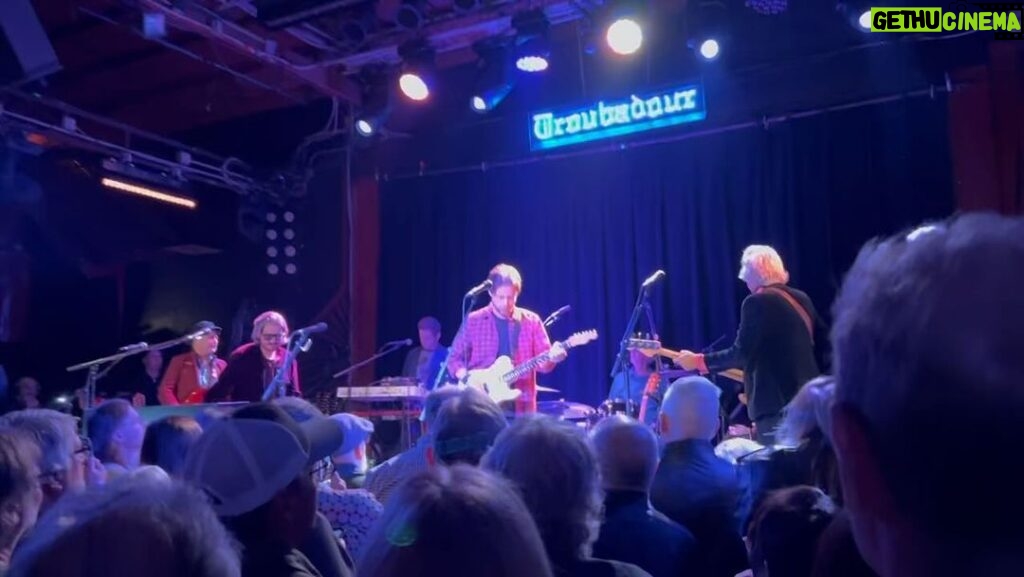 Tim Heidecker Instagram - More from the Denny Laine Benefit! One of my all time favorites from Paul “Let Me Roll It” for some reason I sang “my love is like a wheel” instead of my heart is like a wheel” but what’s the difference! The Troubador
