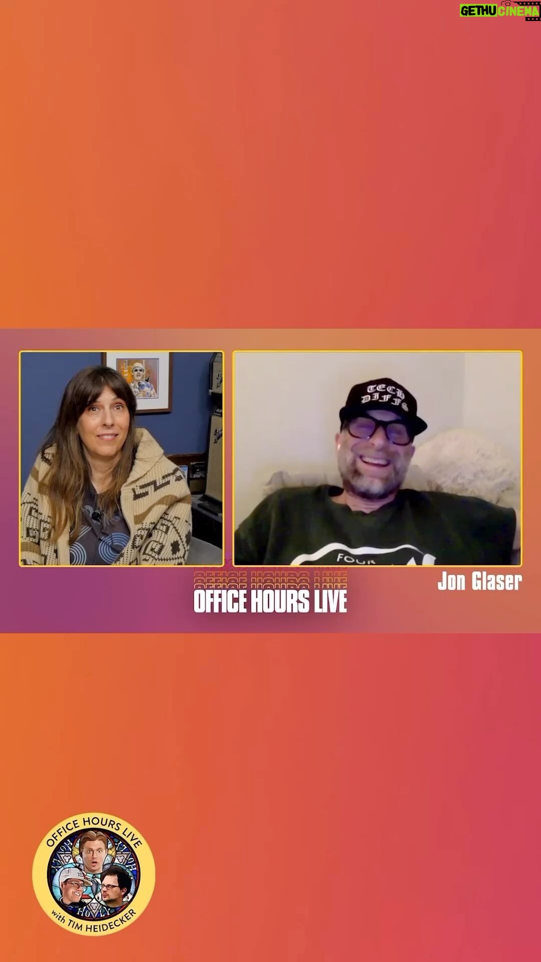 Tim Heidecker Instagram - Our whole world turned upside down this week with a special late night OHL starring the great @edipattersonhi in studio and @jahnglayzer zooming in! If you weren’t able to catch it live the replay is premiering RIGHT NOW at the LINK IN BIO or get an extra hour of the show immediately at patreon.com/officehourslive with a FREE seven-day trial.