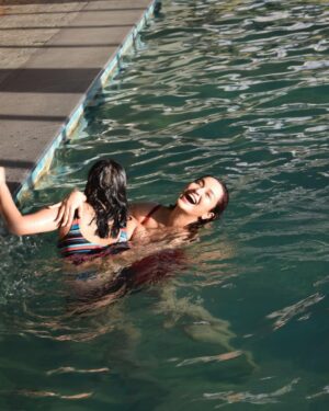 Tisca Chopra Instagram - Weather proofing fun .. 
-1° outside and 25° in water, the joys of an indoor pool.. 
The @tajtheogresort your delights are unparalleled ♥️

#everydayslay