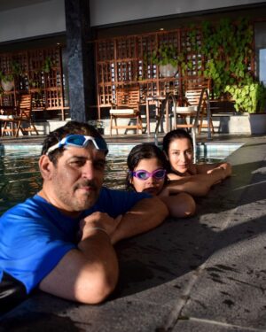 Tisca Chopra Instagram - Weather proofing fun .. 
-1° outside and 25° in water, the joys of an indoor pool.. 
The @tajtheogresort your delights are unparalleled ♥️

#everydayslay