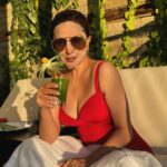 Tisca Chopra Instagram - The last sunset of 2023.. Wishing y’all joy peace, health and a head full of dreams .. #everydayslay @tajtheogresort 📸 @theevashishtlifeee Taj Theog Resort & Spa, Shimla