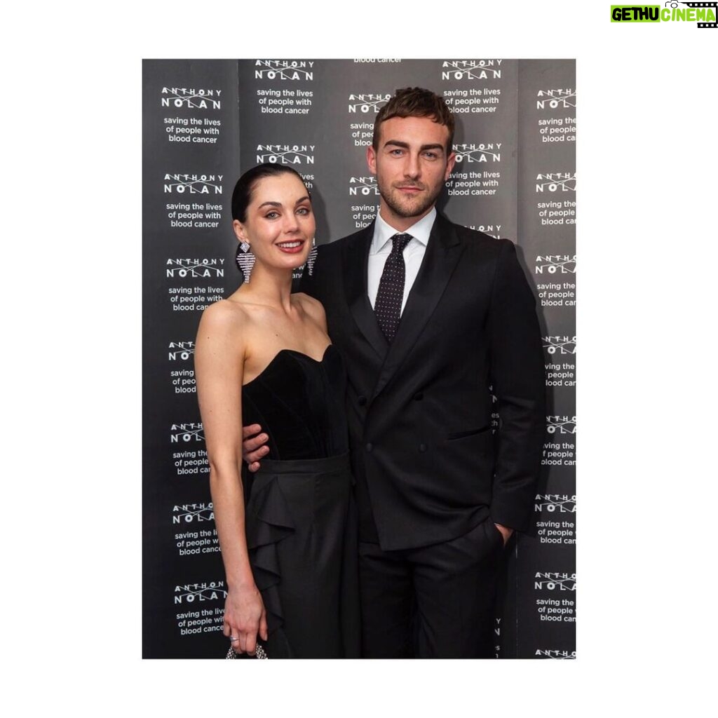 Tom Austen Instagram - THANKYOU SO MUCH to everyone @anthonynolancharity for having us to the 25th Annual Daisy Ball. Two years ago I joined the Anthony Nolan stem cell donor register and have been lucky enough to see first hand the incredible and genuinely life saving work that they do. They are the most amazing organisation run by the most wonderful people. Please please please if you have a minute- the link to their website is in my bio. Check them out and the amazing work they do. And more importantly join the register if you can!! Big love to everyone at Anthony Nolan and thank you so much for allowing us to be a little part of what you do. 💚 London, United Kingdom