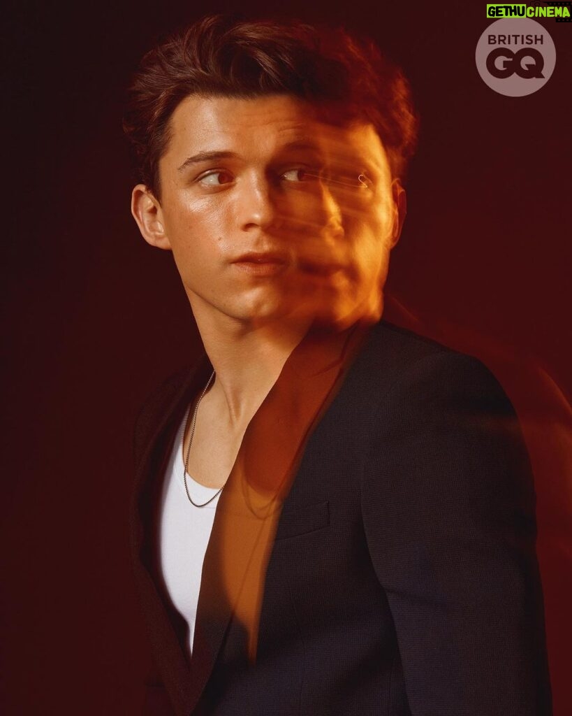 Tom Holland Instagram - Ok @britishgq let’s do this again. I absolutely loved shooting with @abdmstudio . Thank you for making something that always stresses me out really fun. Interview by: Jonathan Heaf @jonathangq Photography by: @abdmstudio Styling by: The devilishly handsome @luxurylaw Hair and makeup: The extraordinarily talent @spekerachael