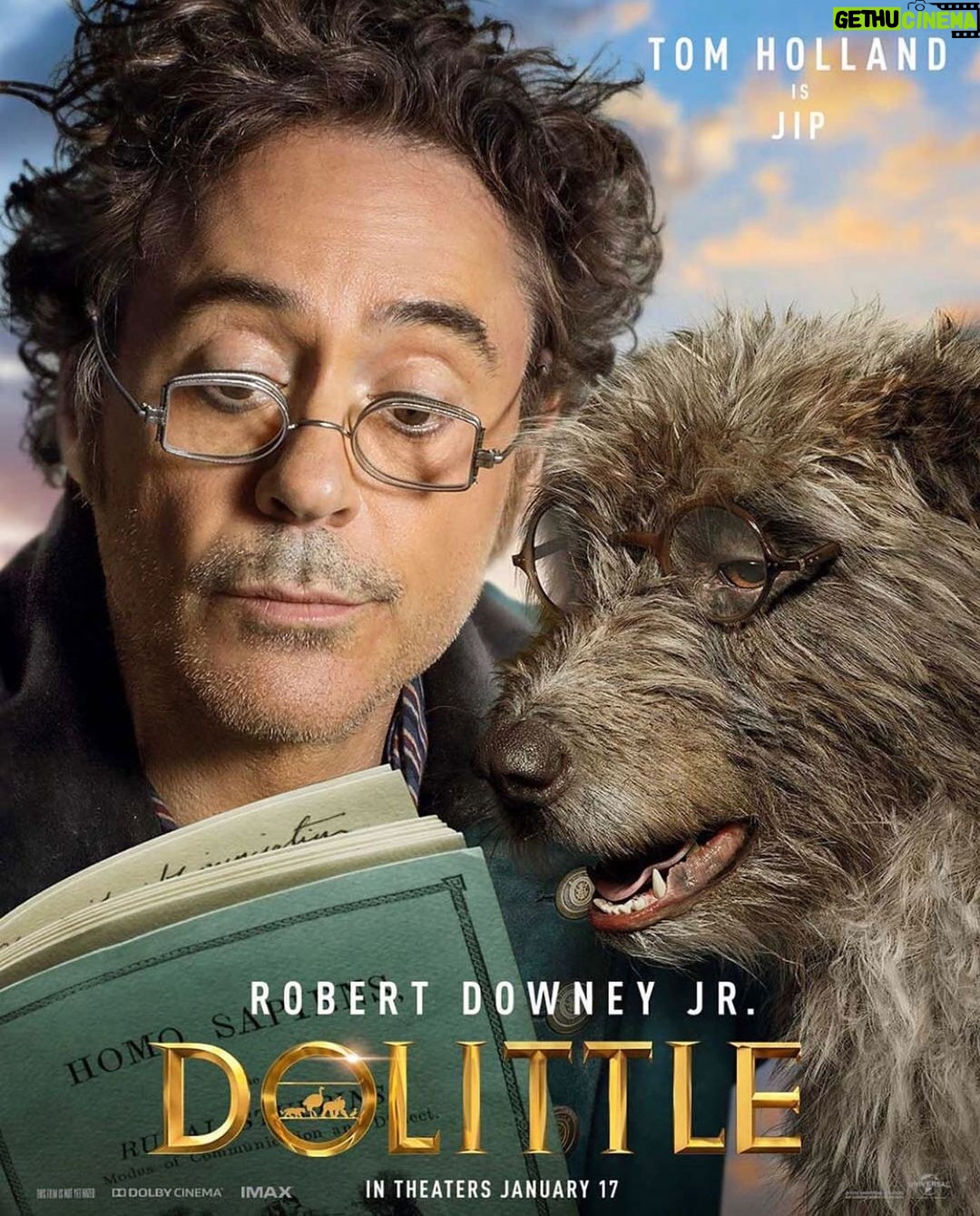 Tom Holland Instagram - This dog’s bark is just as good as his bite 🐕 #dolittle