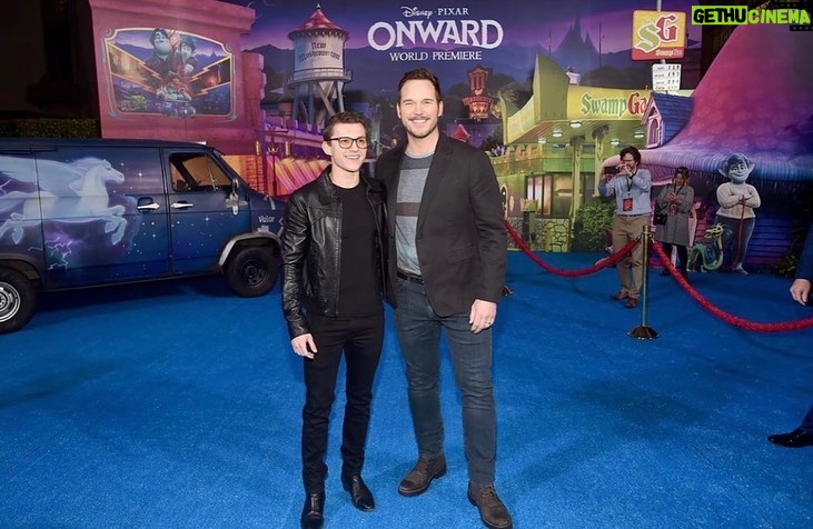 Tom Holland Instagram - It’s good in life to set goals and have milestones. A big one for me was being in a Pixar movie and I can’t quite believe that this came true. Thank you @disney for yet again making me the luckiest kid going. Onward is a film about family and brotherhood and that’s exactly how you should watch it. Grab the fam and take them to see onward... you’ll love it. And finally, Mr @prattprattpratt is soooo funny in this film - I’m so glad we got to work together again buddy 🙌🏻