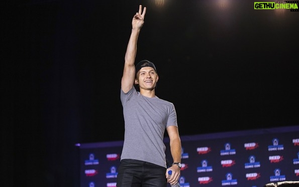 Tom Holland Instagram - Your support means the world. Thanks philly for having me.