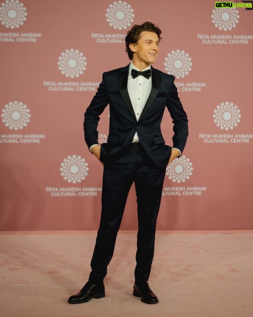 Tom Holland Instagram - Thank you to the Ambani family for inviting us to celebrate the opening of the @nmacc.india . A truly wonderful experience that I’ll never forget.
