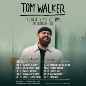 Tom Walker Instagram - IT'S HAPPENING, Buzzing to be going back on the road with these intimate shows!
Can't believe I am finally able to see you guys and play new tunes from my forthcoming album as well as some classics in a way I’ve never played them before
🎟️ link in bio to register for the Wednesday pre-save, general sale live on Friday at 9am