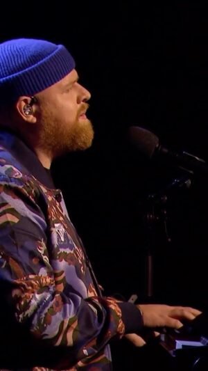 Tom Walker Instagram - Still thinking about this, got to perform a song that started on a broken piano on telly. Thank you again for this incredible moment @prideofbritain x