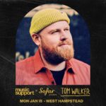 Tom Walker Instagram – They say Blue Monday on January 15th is one of the toughest days of the year…so let’s get through it together and make it a little less blue!

I’m doing an intimate show in London on 15th Jan with @sofarlondon and @musicsupport_uk, if you pre-save Head Underwater using the link in bio you’ll have a chance of winning tickets. Winners announced Jan 12th!