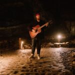 Tom Walker Instagram - A little warm up for the Subterranean tour deep in the depths of the Carnglaze Caves. Definitely one of the best backstage areas going. Seen a lot of love for this tune in the comments so had to do a little live version for ya in this spectacular space. Carnglaze Caverns