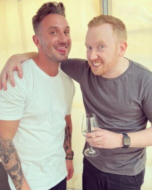 Tommy Little Instagram - 6 years apart. Same dickheads. #comedyfestivalgala