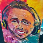 Tommy Little Instagram - Honoured to have my portrait done by the one and only @pricasso.art! And if you think his eyes are beautiful then you should see his other one.