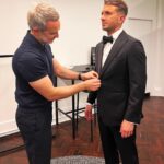 Tommy Little Instagram - Just a couple of silver foxes getting ready for the Arias. Thanks @godwincharli 🙌🏻