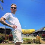Tommy Little Instagram - When the lady finger meets the big banana. See you tonight after @carrietommyshow Coffs!!!