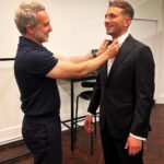 Tommy Little Instagram - Just a couple of silver foxes getting ready for the Arias. Thanks @godwincharli 🙌🏻