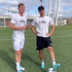Toni Kroos Instagram - Last call for the #FirstTouchChallenge @toni.kr8s_academy with special guest @eliasn97! Keep uploading YOUR videos! 📲