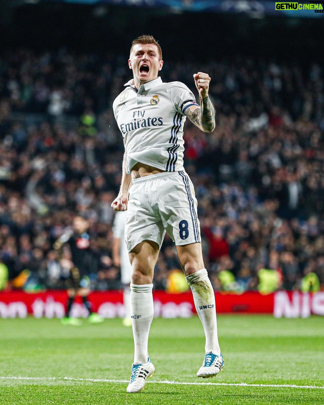 Toni Kroos - 1.2 Million Likes - 💯 matches and countless #UCL memories with @RealMadrid!
1️⃣0️⃣0️⃣ partidos... ¡Miles de recuerdos en la Champions con nuestra camiseta!
#RealFootball