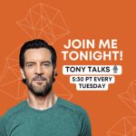 Tony Horton Instagram - Have you joined my #TonyTalks on @tonyhortonfitness yet ? 👀 Join me tonight at 5:30p PT over on @tonyhortonfitness where we’ll talk everything about resolutions, how to achieve your goals, all the supplements I take and why, and so much more! Invite a friend and let’s chat! I’ll see ya there! Your pal, Tony #TonyHorton #P90X #Powerof4 #FitnessMotivation #FitnessGoals #NewYearGoals #FitnessMode #PowerSync60 #Goals #NewYearGoals #Goals #Fitness #PowerNation #PowerNationFitness #Muscle #Energy #Motivation
