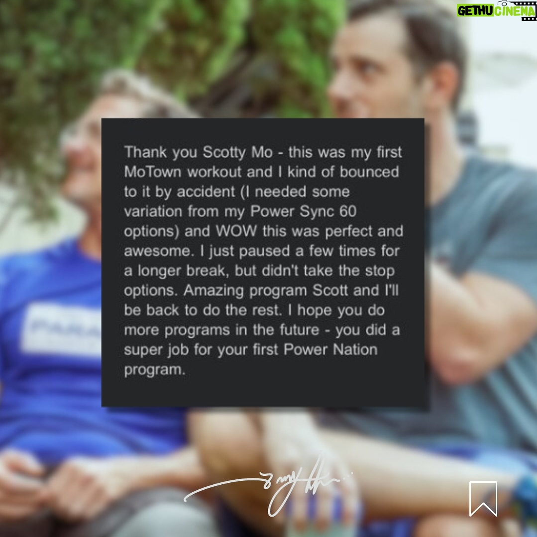 Tony Horton Instagram - Big shout out to my pal, @scotttymo for absolutely crushing it with his first program in Power Nation Fitness! 🔥 The ‘MoTown Express’ is a game-changer, and reviews like this speak volumes. Endurance, flawless form, and muscle growth — he’s got it all covered! Grab your tickets for the MoTown Express at the link in bio or powernationfitness.org #TonyHorton #P90X #MoTownExpress #PowerNationFitness #PowerNation