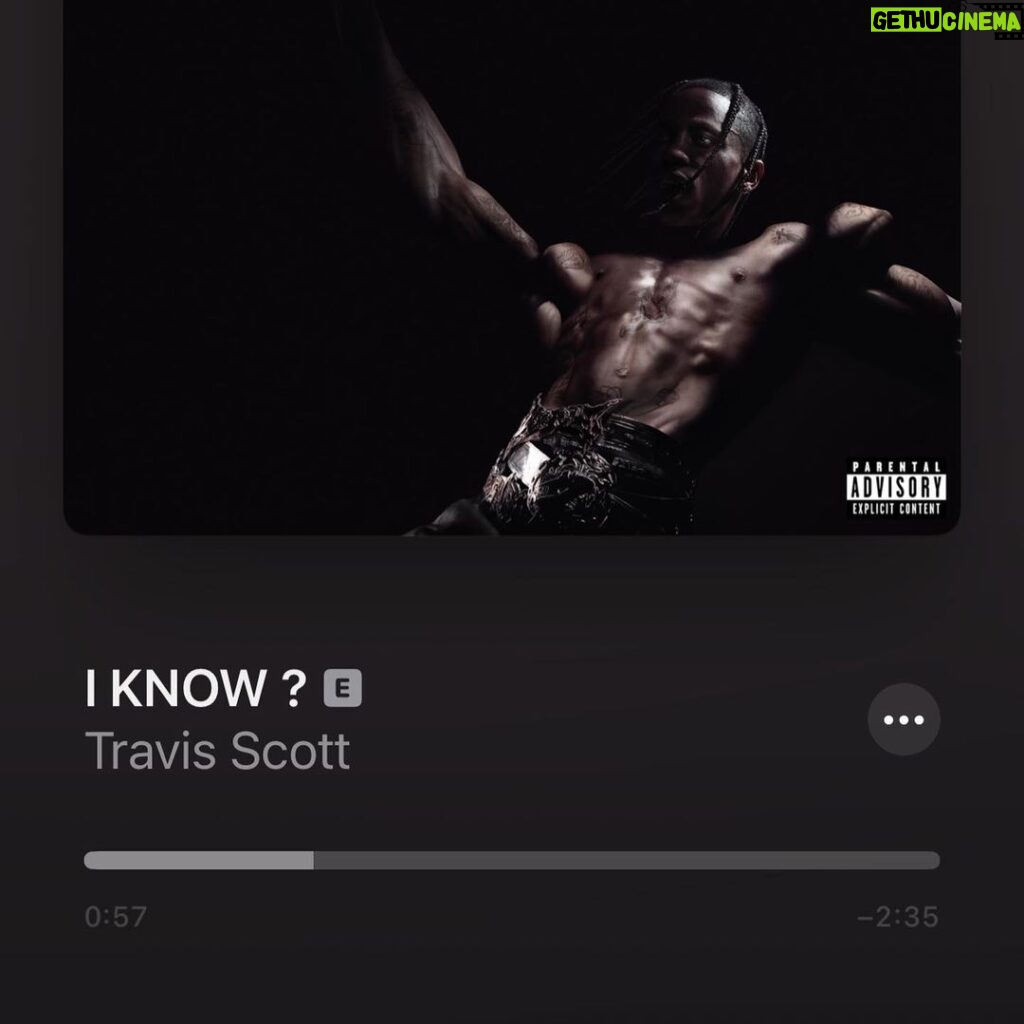 Travis Scott Instagram -
