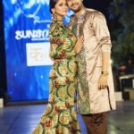 Trina Saha Instagram - And that’s @klothbytrineel new Collection launch at @therunwaystories ♥️ 👗 @klothbytrineel @neelsaha_styled_by_blue 💄 @brushofpritam 💇‍♀️ @sujitdas466 📸 @rjseth1991 #trineel #klothbytrineel #newcollection