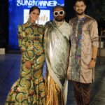Trina Saha Instagram - And that’s @klothbytrineel new Collection launch at @therunwaystories ♥️ 👗 @klothbytrineel @neelsaha_styled_by_blue 💄 @brushofpritam 💇‍♀️ @sujitdas466 📸 @rjseth1991 #trineel #klothbytrineel #newcollection