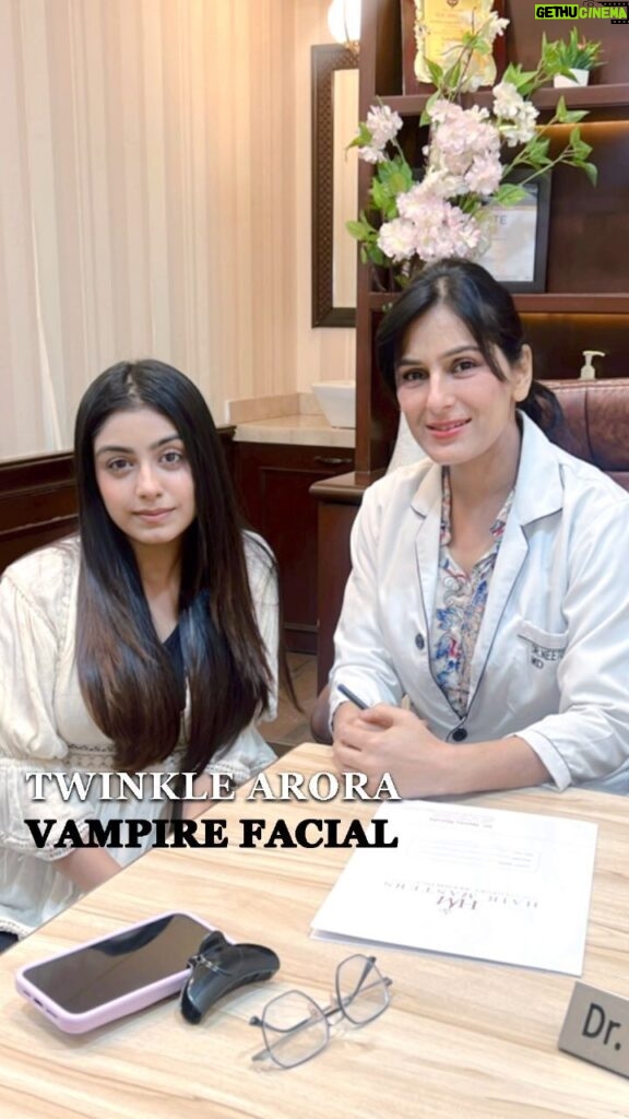 Twinkle Arora Instagram - *Twinkle Arora, a famous Indian actress, enjoys a Vampire Collagen facial at HM (Hair Masters) Aesthetics* @thetwinklearora You may have heard about the latest skincare trend, the vampire facial, made famous by celebrities and reality TV stars. It’s available to more than just celebrities. Twinkle Arora, an *Indian actress,* wanted to detoxify her skin and have skin rejuvenation. So, we performed a Vampire facial and as you can see in the video, she is very happy and excited about our *Vampire facial* treatment. The vampire facial, also known as microneedling with PRP, is a cosmetic procedure that involves drawing blood from your arm, separating platelets and applying them back onto your face. This procedure has many benefits, including younger looking skin, and is only gaining in popularity. It’s a quick procedure, i.e. it is completed within less time and it’s suitable for all skin types. We, at HM Aesthetics, understand that every patient is special and has unique requirements. Experience the Finest Treatments with Dr Neetu Narula. So, hurry and start your treatment today to see the best results ! For appointments WHATSAPP📱9646777567/ 7087879899 or Write in the comments section below and Dr Neetu will revert @Doctor.Neetu @hairmasterschandigarh Hair masters ( HM Aesthetics) Sco -180-187, sector 9C Chandigarh #vampirefacial #twinklearora #doctorneetu #hairmasterschandigarh #hairmasters #client #clientdiaries #reviews #skincare #skin #skindoctor #dermatologist #bestdermatologist #dermatologist #chandigarh #skintreatment #healthyskin #skinglow #glowingskin #facespa #facial #medicalfacials #glowingskin #happy #wrinkles #finelines #skindoctor #bestskindoctor #wrinklefree #scarfree